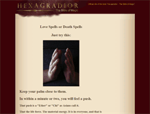 Tablet Screenshot of hexagradior.net